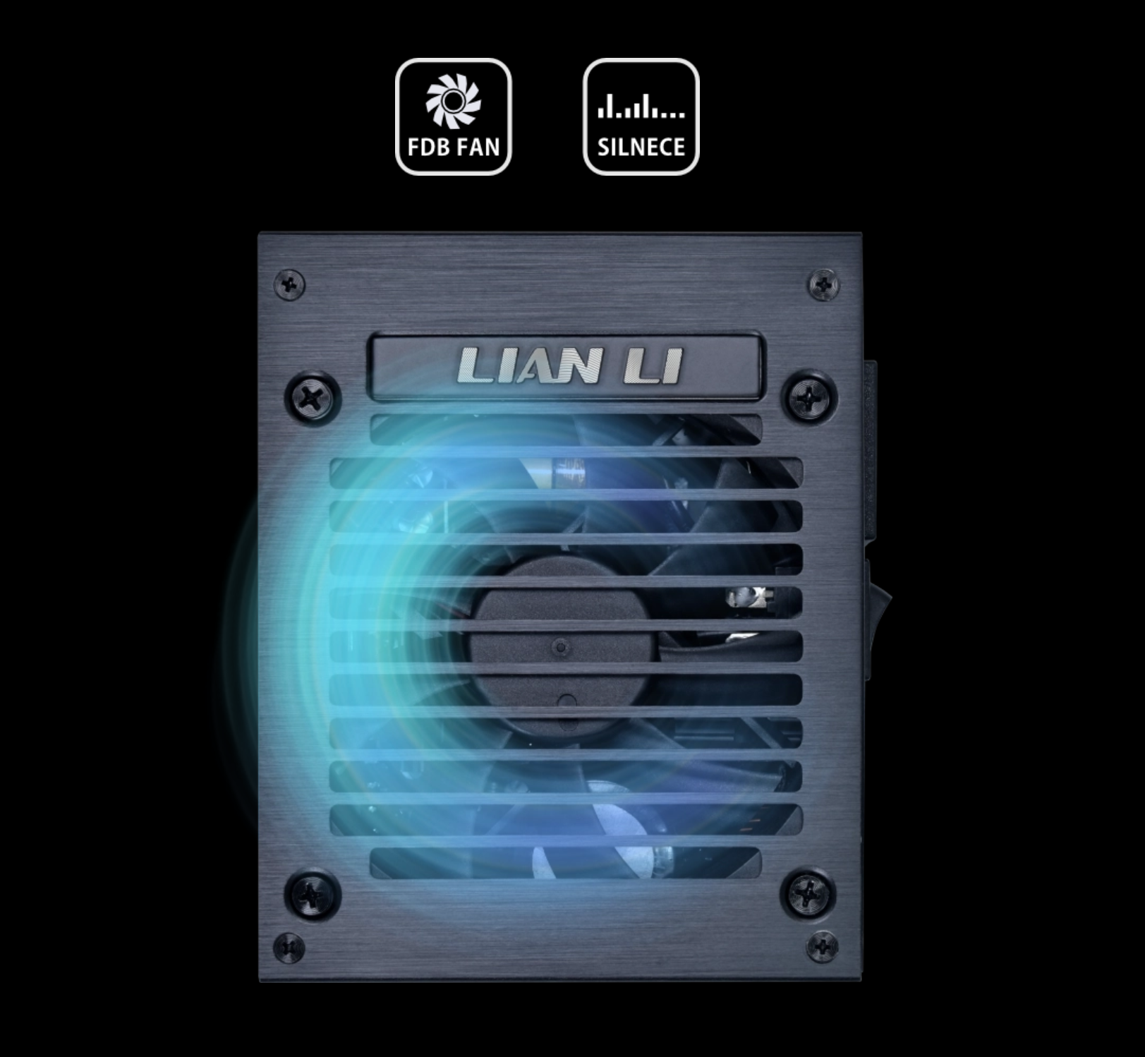 ATX 3.1、PCIe 5.0対応、12V-2×6コネクター搭載。92mm FDBファンを搭載